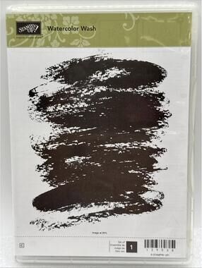 Stampin’ Up! Watercolor Wash 138704 Rubber Unmounted Stamp Background